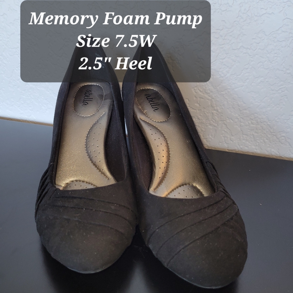 Abella Memory Foam Pump Black 7.5W